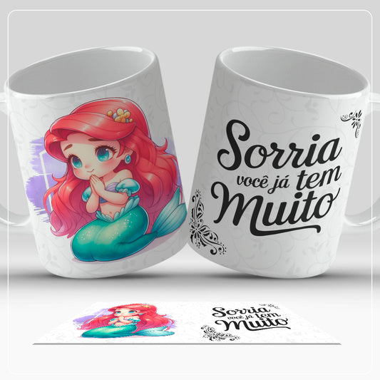 Caneca Personalizada (Coleção  Princesas Disney)