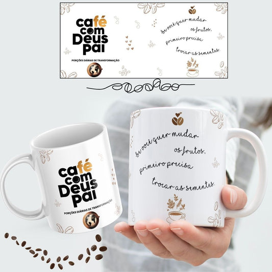 Caneca Personalizada ( Especial Café com Deus Pai)