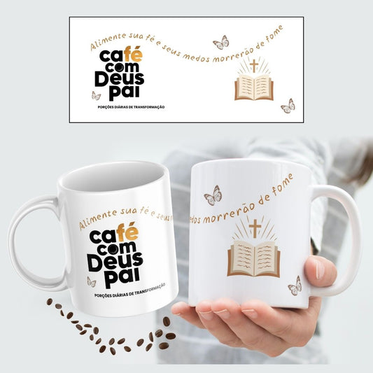 Caneca Personalizada ( Especial Café com Deus Pai)