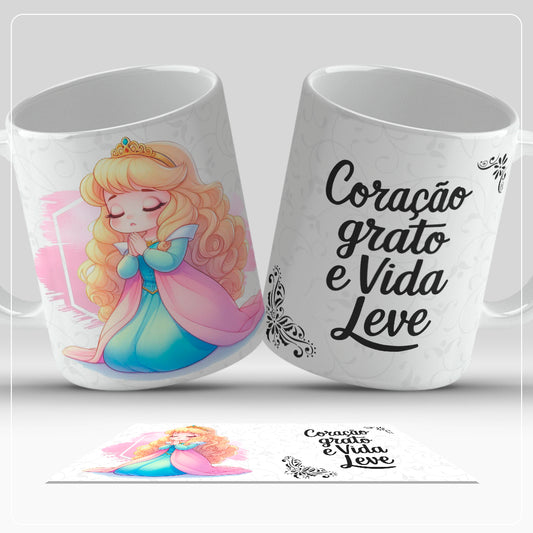 Caneca Personalizada (Coleção  Princesas Disney)