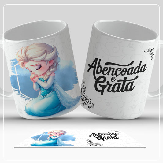 Caneca Personalizada (Coleção  Princesas Disney)