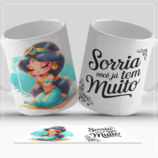 Caneca Personalizada (Coleção  Princesas Disney)