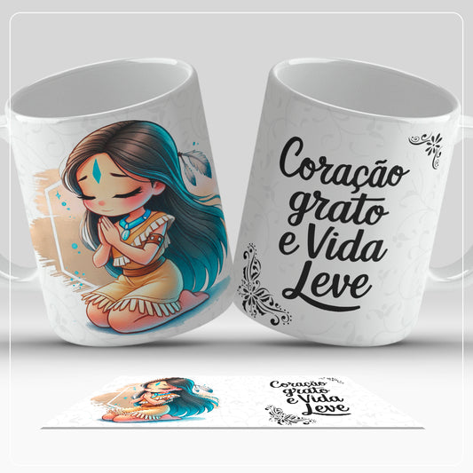 Caneca Personalizada (Coleção  Princesas Disney)
