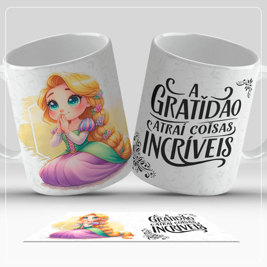 Caneca Personalizada (Coleção  Princesas Disney)